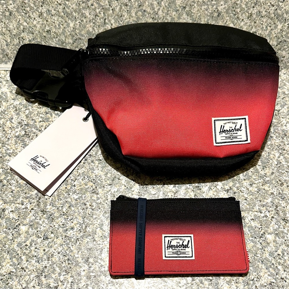 Herschel Supply Company Fanny Waist Pack Calypso Coral Hot Pink Wallet New Rare
